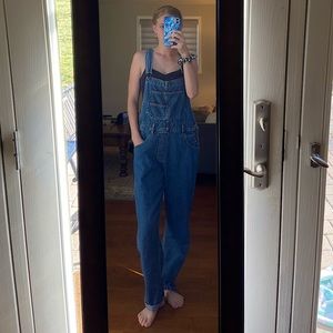 Free people jean overalls- Size Small